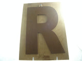 Rustic Letter on Painted or Stained Birch Wood Plaque - FayZen's Kreations