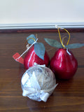 Christmas 3 Pc Potpourri/Pear Ornament Set - FayZen's Kreations