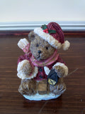 Sitting Santa Bear Figurine 2 Pc Set - FayZen's Kreations