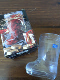 Studio Nova Glass Santa Boot Figurine - FayZen's Kreations